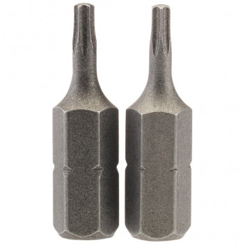 Draper 66426 - T8 1/4" Hex. Draper TX-STAR&#174; Insert Bit 25mm Long x 2