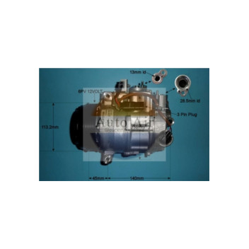 Auto Air 14-1280 - Compressor (A/C)