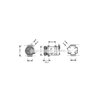 AVA CNAK237 - Compressor (A/C)