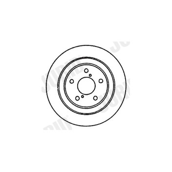 Jurid 561666J-1 - Brake Disc (Front)