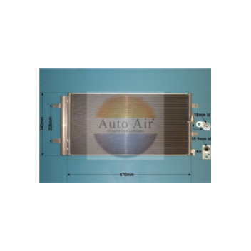 Auto Air 16-9821 - Condenser (A/C)