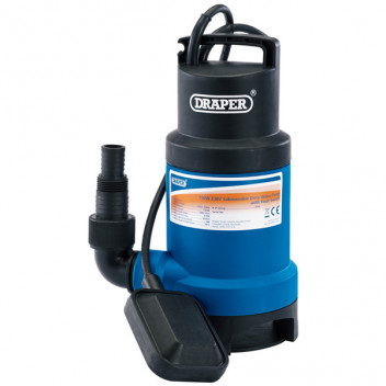 Draper 61667 - 200L/Min Submersible Dirty Water Pump with Float Switch (750