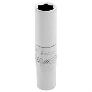 Draper Expert 32675 - 1/4" Square Drive Hi-Torq® 6 Point Deep Socket (8mm)