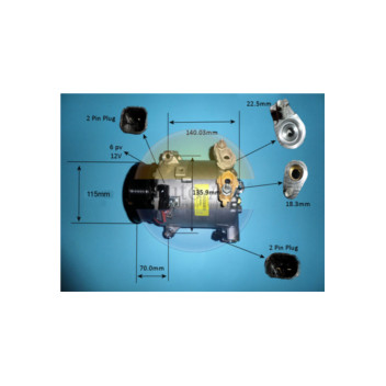 Auto Air 14-0800 - Compressor (A/C)