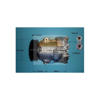 Auto Air 14-1015P - Compressor (A/C)
