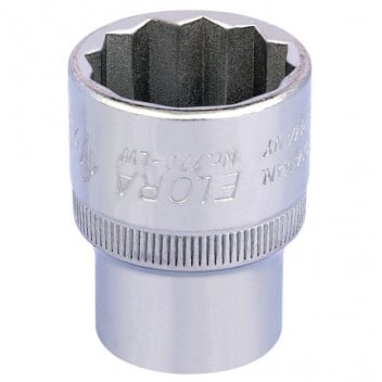 24856 - 1/2" 1/2" Square Drive Elora Whitworth Bi-Hexagon Socket