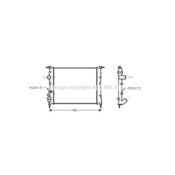 AVA RTA2197 - Radiator