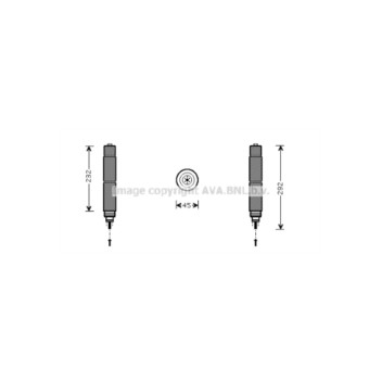 AVA BWD078 - Receiver Dryer