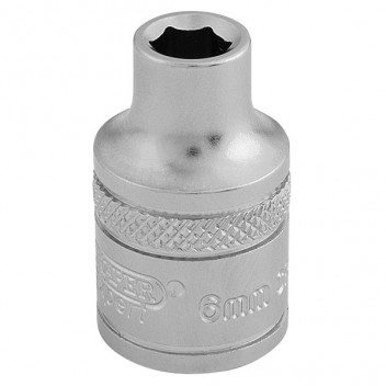 Draper Expert 16531 - 3/8" Square Drive 6 Point Metric Socket (6mm)