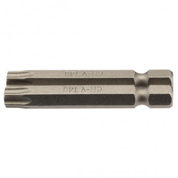 Draper 66624 - T40 1/4" Hex. Draper TX-STAR&#174; Insert Bit 50mm Long x 2