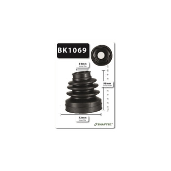Shaftec BK1069 - CV Boot Kit (Front Inner Right Hand)