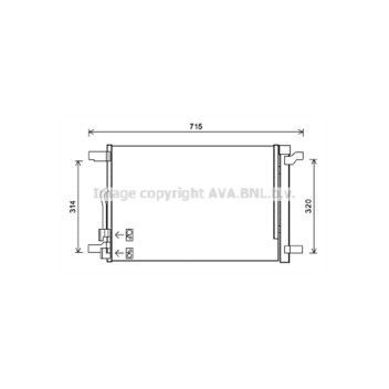 AVA VNA5335D - Condenser (A/C)