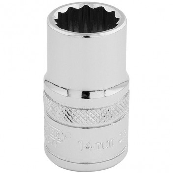 Draper Expert 33125 - 1/2" Square Drive Hi-Torq&#174; 12 Point Socket (14mm)