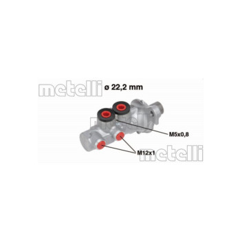 Metelli 05-0693 - Brake Master Cylinder