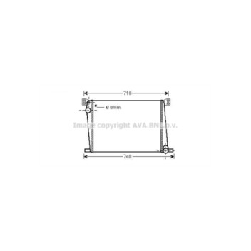 AVA BWA2356 - Radiator