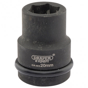 Draper Expert 05001 - Expert 20mm 3/4" Square Drive Hi-Torq&#174; 6 Point Impact S