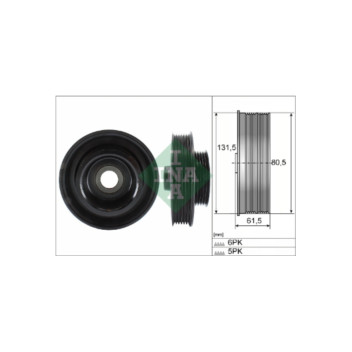 INA 544014110 - Torsion Vibration Damper