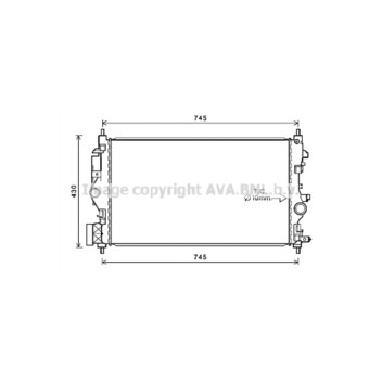 AVA OL2683 - Radiator