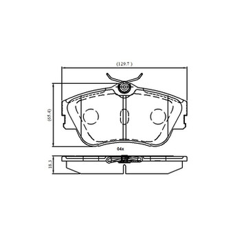 PPF 20848 - Brake Pad Set (Front)