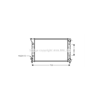  VN2072 - Radiator