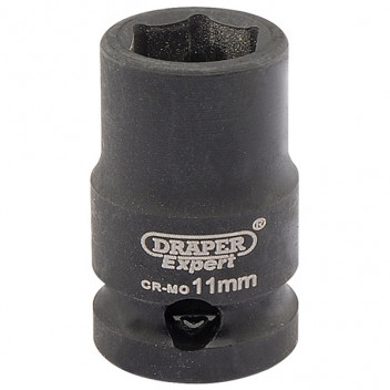 Draper Expert 06870 - Expert 11mm 3/8" Square Drive Hi-Torq&#174; 6 Point Impact Socket