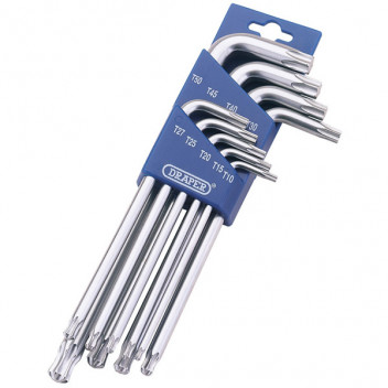 Draper 73035 - Draper TX-STAR&#174; 1/2 Ball End Key Set (9 Piece)