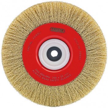 Draper 33880 - 200 x 25mm Crimped Steel Wire Brushes