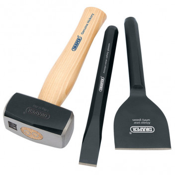Draper 26120 - Builders Kit with FSC Certified Hickory Handle (3 Piece)