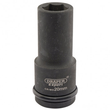 Draper Expert 05052 - Expert 20mm 3/4" Square Drive Hi-Torq&#174; 6 Point Deep Imp