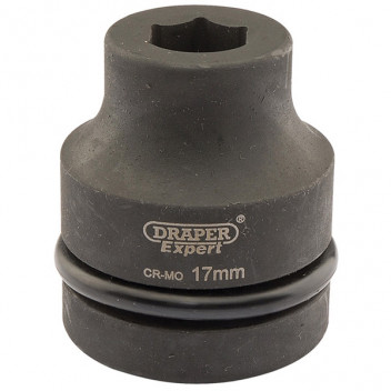 Draper Expert 05098 - Expert 17mm 1" Square Drive Hi-Torq&#174; 6 Point Impact Soc