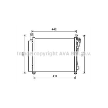 AVA KAA5158D - Condenser (A/C)