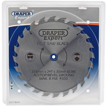 Draper Expert 09496 - Expert TCT Saw Blade 315X30mmx24T