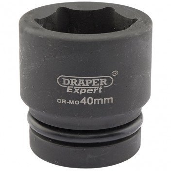 Draper Expert 05120 - Expert 40mm 1" Square Drive Hi-Torq&#174; 6 Point Impact Socket