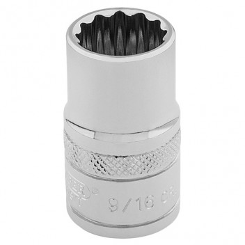 Draper Expert 49457 - 3/8" Square Drive Hi-Torq&#174; 12 Point Socket (9/16")