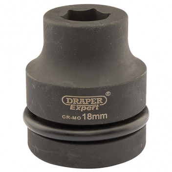 Draper Expert 05099 - Expert 18mm 1" Square Drive Hi-Torq&#174; 6 Point Impact Socket