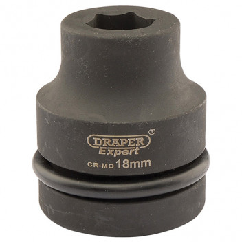 Draper Expert 05099 - Expert 18mm 1" Square Drive Hi-Torq&#174; 6 Point Impact Soc