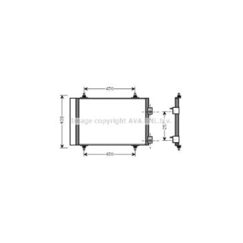 AVA CNA5240D - Condenser (A/C)