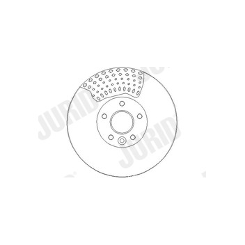 Jurid 563434JC-1 - Brake Disc (Front)