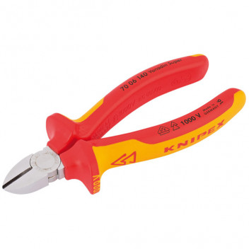 Draper 81254 - Knipex 140mm Fully Insulated Diagonal Side Cutter