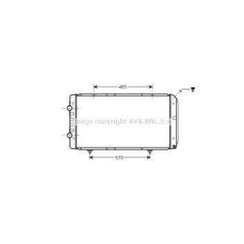 AVA PEA2268 - Radiator