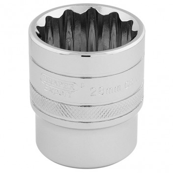 Draper Expert 33518 - 1/2" Square Drive Hi-Torq® 12 Point Socket (28mm)