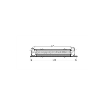 AVA BW4378 - Intercooler