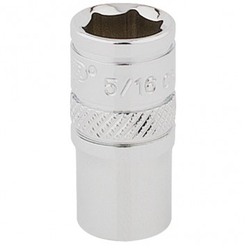 Draper Expert 48670 - 1/4" Square Drive Hi-Torq&#174; 6 Point Socket (5/16")