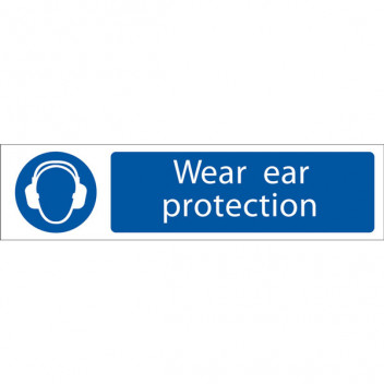 Draper 73158 - 'Ear Protection' Mandatory Sign