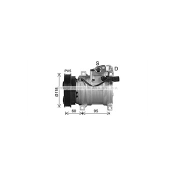 AVA HYAK483 - Compressor (A/C)
