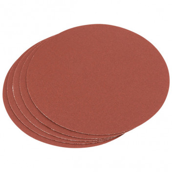 Draper 83864 - Five 120 Grit Aluminium Oxide Sanding Discs (150mm)