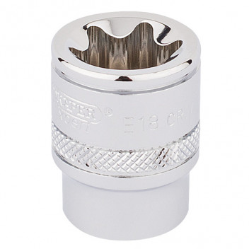 Draper Expert 34207 - 3/8" Square Drive Draper TX-STAR&#174; Socket (E18)