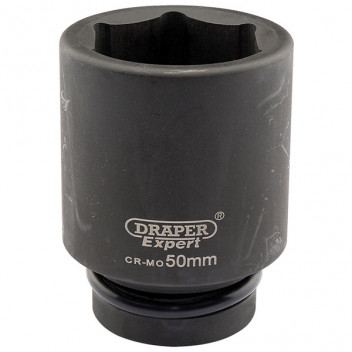 Draper Expert 05155 - Expert 50mm 1" Square Drive Hi-Torq&#174; 6 Point Deep Impact Socket