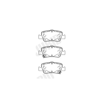 Jurid 572601J - Brake Pad Set (Rear)