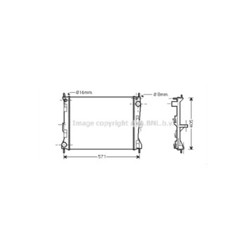 AVA DN2235 - Radiator